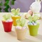 24 Pack Tiny Plastic Pots for Plants 1.5 Inch, Planters for Flowers, 4 Colors
